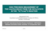 INPC2016 M.Itoh 1 - University of · PDF fileJ.Manfredi et al,PRC85,037603(2012). ... Evidence for α condensation of the Hoyle state?? INPC2016 M.Itoh 21 Algebraic Cluster Model in