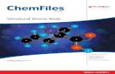 Unnatural Amino Acids - Sigma-Aldrich · PDF fileUnnatural Amino Acids Vol. 8, No. 7 (R)-Allylalanine: a versatile α,α-disubstituted amino acid for peptide synthesis. Unnatural Amino