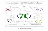 Un recorrido por la historia de π con Geogebra y una ... · PDF filepuede mostrar unas ... el área de un círculo “Corta 1/9 del diámetro y construye un cuadrado sobre la longitud