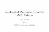 accelerated(Molecular(Dynamics (aMD)(Tutorial((rocce-vm0.ucsd.edu/data/archives/si/training/2012/cadd/NBCR_aMD.pdf · PDF fileMolecular(Dynamics((3 Δt!... Δt! Ensemble of structures