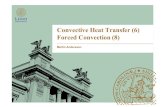 Convective Heat Transfer (6) Forced Convection (8) · PDF fileConvective heat transfer Introduction of heat transfer coeficient: Convective heat transfer Objective(ofchapter6-11):