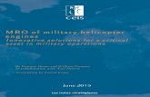 MRO of military helicopter engines - CEIS · PDF fileinnovative!concept!of!the!Directorate!Generalof ... Apache!attack!helicopters!which,!aside!from!the ... MRO of military helicopter