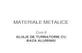 MATERIALE METALICE I - sim.utcluj.ro Metalice 8.pdf · materiale metalice curs 8 aliaje de turnatorie cu baza aluminiu . aliaje de turnatorie al ...