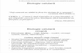Dr. Mircea Leabu: Introducere în biologia celular (curs ... · PDF fileDiviziunea celulară prin fisiune (diviziune binară) celuloză sau chitină(plante); absent (animale) Perete