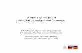 A Study of RFI in the WindSat C- and X-Band  · PDF fileA Study of RFI in the WindSat C- and X-Band Channels S.W. Ellingson, ... IGARSS 04), analysis continues ... ws041118se.ppt