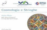 Cosmologia e Stringhe - · PDF fileTeoria delle Stringhe Andrea Marini Cosmologia e Stringhe Masterclasses 2015. Unanuovaprospettiva... Teoriadeltutto: ifenomeniﬁsiciadogniscala,dallepiùgrandi