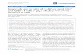 Magnitude and kinetics of multifunctional CD4+ and  · PDF fileMagnitude and kinetics of multifunctional CD4+ and CD8β+ T cells in pigs infected with swine ... 1.0.FLU.K3 ELISA