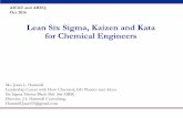 Lean Six Sigma, Kaizen and Kata for Chemical Engineers · PDF fileLean Six Sigma, Kaizen and Kata for Chemical Engineers Ms. Janet L. Hammill Leadership Career with Dow Chemical, GE
