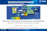 Remote sensing of atmospheric composition - Earth Online · PDF fileRemote sensing of atmospheric composition ... sol ε ϕ µ µϕµϕ π ς ... 2015 . 2020 : 2025 . 2030 : 49 ERS-2