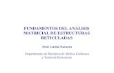 FUNDAMENTOS DEL ANÁLISIS MATRICIAL DE ocw.uc3m.es/mecanica-de-medios-continuos-y-teoria-de-estructuras/... · PDF fileextremos de la barra considerándoles como empotramientos perfectos,