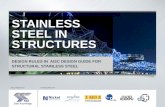 STAINLESS STEEL IN STRUCTURES - steel- · PDF fileSTAINLESS STEEL IN STRUCTURES DESIGN RULES IN AISC DESIGN GUIDE FOR ... AISC Design Guide: Structural stainless steel ... β=3.5 for