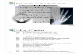 X-ray crystallography - Vital-IT · PDF fileExperimental structure determination X-ray crystallography ¾X-ray diffraction ¾Protein crystallization ¾Phasing methods ¾Symmetry and