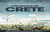 75TH ANNIVERSARY OF the battle of crete -  · PDF fileΒρετανών, όσο και του Χίτλερ. Στο τέλος Απριλίου του 1941,