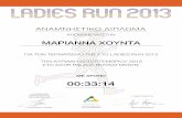 00:33:14 - 2013.ladiesrun.gr2013.ladiesrun.gr/participants/7.pdfΜΑΡΙΑΝΝΑ ΧΟΥΝΤΑ 00:33:14. run anamnhetiko a-ione-me-tai ethn ton tepmatiemo the eto ladies run 2013 thn