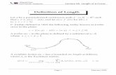 Deﬁnition of Length - University of Aucklandrklette/Books/MK2004/pdf-LectureNotes/05... · Deﬁnition of Length Let φ be a parameterized continuous path φ : [a,b] → R2 such