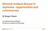PowerPoint Presentation · PDF filePolymerase chain reaction (PCR)-based minimal residual disease (MRD) analysis is a useful prognostic tool in multiple myeloma