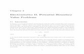 Electrostatics II. Potential Boundary Value Problemsphysics.usask.ca/~hirose/p812/notes/Ch2.pdf · Electrostatics II. Potential Boundary Value Problems 2.1 Introduction ... which