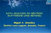 DATA ANALYSIS IN NEUTRON SCATTERING (AND BEYOND) Miguel · PDF filedata analysis in neutron scattering (and beyond) ... cyclops. in8. in6 in16. in11. some examples of data analysis
