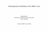 Checkpoint inhibitors for HBV cure - Virology Educationregist2.virology-education.com/2016/3HBVCure/10_Maini.pdf · Checkpoint inhibitors for HBV cure. ... Checkpoint blockade ...