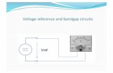 Voltage(reference(and(bandgap(circuits( - DPIA Udine ... · PDF fileIf in a CMOS process no real npn is available, use the „substrat-npn", which always is available in a p-well CMOS