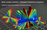 Bloch, Landau, and Dirac : Hofstadter’s Butterfly in · PDF fileHofstadter’s Energy Spectrum ... Hofstadter Butterfly in ... Single Layer Graphene Hofstadter’s Butterfly R xx