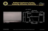 Multilayer Interference Coating, Scattering, …attwood/srms/2007/07...Professor David Attwood Univ. California Berkeley Multilayer Interference Coating, Scattering, Diffraction, Reflectivity,