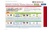 Intrinsically Safe Explosion-proof EB3N Safety Relay ... · PDF fileEB3N Safety Relay Barrier Explosion Protection Safety + ... such as emergency stop switches or interlock ... 600