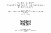 THE NEW CAMBRIDGE MODERN HISTORY - Max Planck · PDF fileTHE NEW CAMBRIDGE MODERN HISTORY ... Extension of factory system 42-3 Migratory movements of labour 43 ... CHAPTER X THE SYSTEM