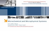 Microchemical and Microphysical Systemsiscamap.chem.polimi.it/citterio/wp-content/uploads/sites/2/2017/01/... · Diffusion Viscosity . Osmosis Hydraulic Brakes Blood flow ... •