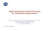 High-Temperature Strain Sensing for Aerospace Applications · PDF file · 2013-04-10High-Temperature Strain Sensing for Aerospace Applications Anthony (Nino) Piazza, ... (unbonded)