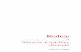 Module - NPTELnptel.ac.in/courses/112105125/pdf/Module-2_Lesson-2.pdf · Module 2 Stresses in machine elements . Version 2 ME, IIT Kharagpur Lesson 2 Compound stresses in machine