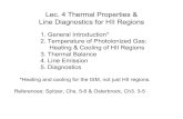 Lec. 4 Thermal Properties & Line Diagnostics for HII …w.astro.berkeley.edu/~ay216/05/NOTES/Lecture04.pdf ·  · 2008-01-24Lec. 4 Thermal Properties & Line Diagnostics for HII Regions