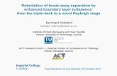 Retardation of break-away separation by enhanced · PDF fileenhanced boundary layer turbulence: ... JFM, 670:260–300, 2011. Introduction Existing theory Present approach Summary