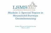 Module 1: Special Topics in Household Surveys Georeferencingsiteresources.worldbank.org/INTPOVRES/Resources/477227... · UTM 37 Meters UTM 36 Meters ... Take note of the (N) North