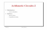 arithmetic circuits-2 2004 - Duke Universityece.duke.edu/~jmorizio/ece261/classlectures/arith...Arithmetic Circuits-2 • Multipliers – Array multipliers • Shifters – Barrel