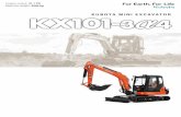 KUBOTA MINI EXCAVATOR - Amazon Simple Storage · PDF fileWith smooth simultaneous operation, powerful digging force, and outstanding attachment versatility, this excavator brings high