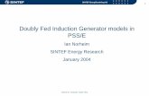 Doubly Fed Induction Generator models in PSS/E · PDF fileDoubly Fed Induction Generator models in PSS/E Ian Norheim SINTEF Energy Research January 2004. 2 2004-29-01 Workshop - Nordic