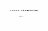Inference in first-order logic - Northern Arizona Universityedo/Classes/CS470-570_WWW/slides/...♦ Reducing first-order inference ... – proposition symbols: King(John), Greedy(John),