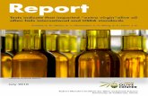 olive oil final 071410 - · PDF fileolive oil with cheaper reﬁned olive oil, thereby making chemical detection of adulteration more difﬁcult.1 In this report, the UC Davis Olive