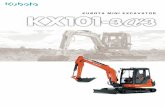 KUBOTA MINI EXCAVATOR - Construction Machinery · PDF fileWith smooth simultaneous operation, powerful digging force, and outstanding attachment versatility, this excavator brings