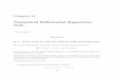 Numerical Diﬀerential Equations: dattab/MATH435.2013/NUMERICAL_ODE.IVP.pdfNumerical Diﬀerential Equations: IVP ... Since numerical computation may introduce some perturbations