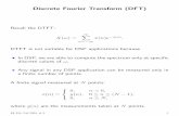 Discrete Fourier Transform (DFT) - Iowa State Universityhome.engineering.iastate.edu/~julied/classes/ee524/LectureNotes/l5.pdf · Discrete Fourier Transform (DFT) Recall the DTFT: