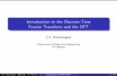 Introduction to the Discrete-Time Fourier Transform and ...csr/teaching/intro_dsp/lecnotes/dft_spectral... · Introduction to the Discrete-Time Fourier Transform and the DFT C.S.