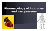 Pharmacology of Inotropes and Vasopressors - KSS Deanerykssdeanery.ac.uk/sites/kssdeanery/files/Pharmacology of Inotropes... · receptors and molecular mechanisms of action: Indications