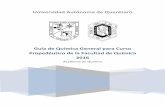 Guía de Química General para Curso Propedéutico de la ...quimica.uaq.mx/docs/Guía Propedeutico Química 2016.pdf · 13 y 20 de febrero IV y V Reacciones químicas. ... 106 Mega