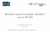 Isomer spectroscopy studies near N=50 - IN2P3 · PDF fileCostache2, R.Chevrier 1, N. Florea2, L. Gaudefroy , G. Georgiev5, G. Gey3, D.G. Ghita 2, A. Ionescu , R. ... 1 CEA, DAM, DIF,