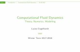Computational Fluid Dynamics · PDF fileSeite 1Introduction j Computational Fluid Dynamics j 01.02.2017 Computational Fluid Dynamics Theory, Numerics, Modelling Lucas Engelhardt SISO