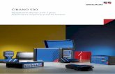Brochure CIBANO 500 - · PDF fileµ˚ Micro-ohmmètre (µ˚) Multi-chronographe numérique et analyseur de déplacement Alimentation bobine et moteur (2,4 kW) CIBANO 500, la solution