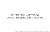Discrete Differential Geometry (600.657) misha/Fall09/1- Geometry of Curves and Surfaces, ... parameterized differentiable curve is a differentiable map α: I ... parameterized curves