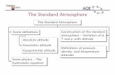 The Standard Atmosphere - Virginia cdhall/courses/aoe2104/Standard...The Standard Atmosphere The Standard AtmosphereThe Standard Atmosphere Some definitionsSome definitions Construction